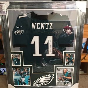 Carson wentz signed jersey